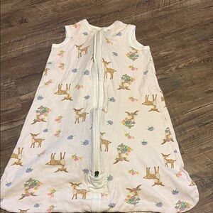 Burt's Bees Baby Cream and Brown Sleep Sack Pajamas